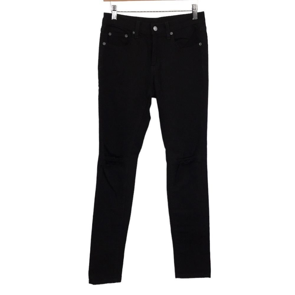 Carmar Los Angeles Slim Slim Skinny Jeans Womens 26 Black Cotton Denim
